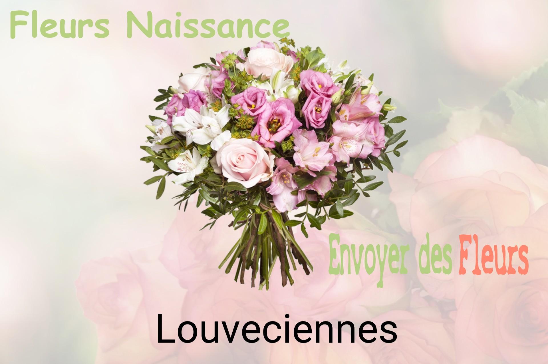 Bouquet de fleurs de naissance livré à Louveciennes